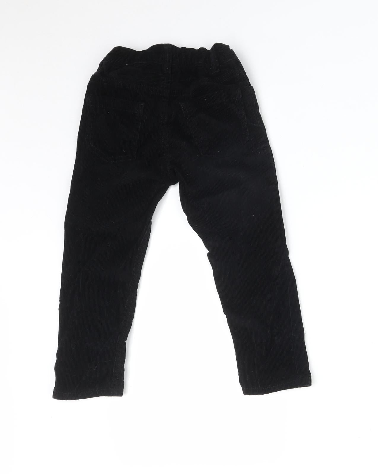 H&M Girls Black   Straight Jeans Size 3 Years