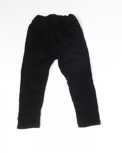 H&M Girls Black   Straight Jeans Size 3 Years