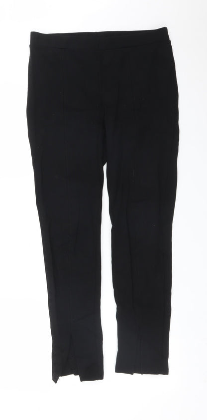 Womens UK Size L MNG Regular Fit  Black Trousers