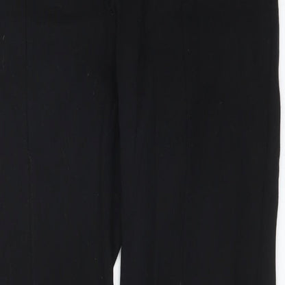 Womens UK Size L MNG Regular Fit  Black Trousers