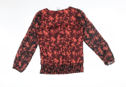 Womens UK Size S VERO MODA Multicoloured Basic T-Shirt