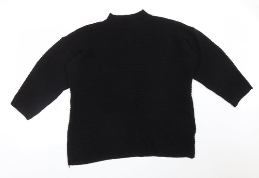 Womens UK Size L Missguided Black Pullover Jumper