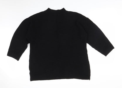 Womens UK Size L Missguided Black Pullover Jumper
