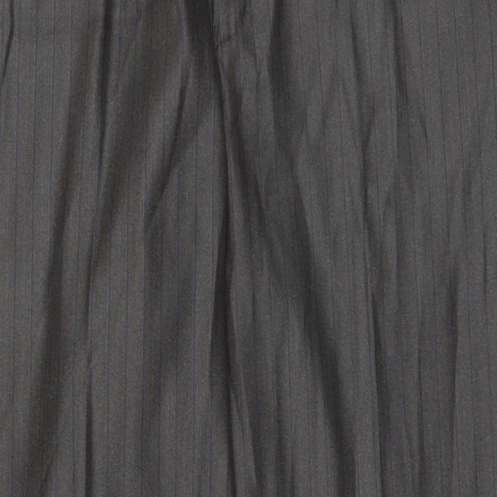 Preworn Mens Green Striped  Dress Pants Trousers Size 36 L29 in