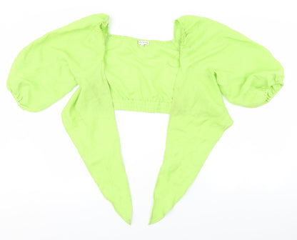 Moon River Womens Green   Basic Blouse Size L
