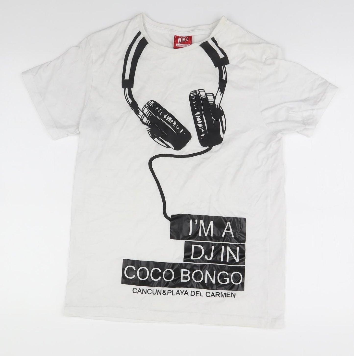 Coco Bonco Mens White    T-Shirt   - I'm a DJ in Coco Bongo
