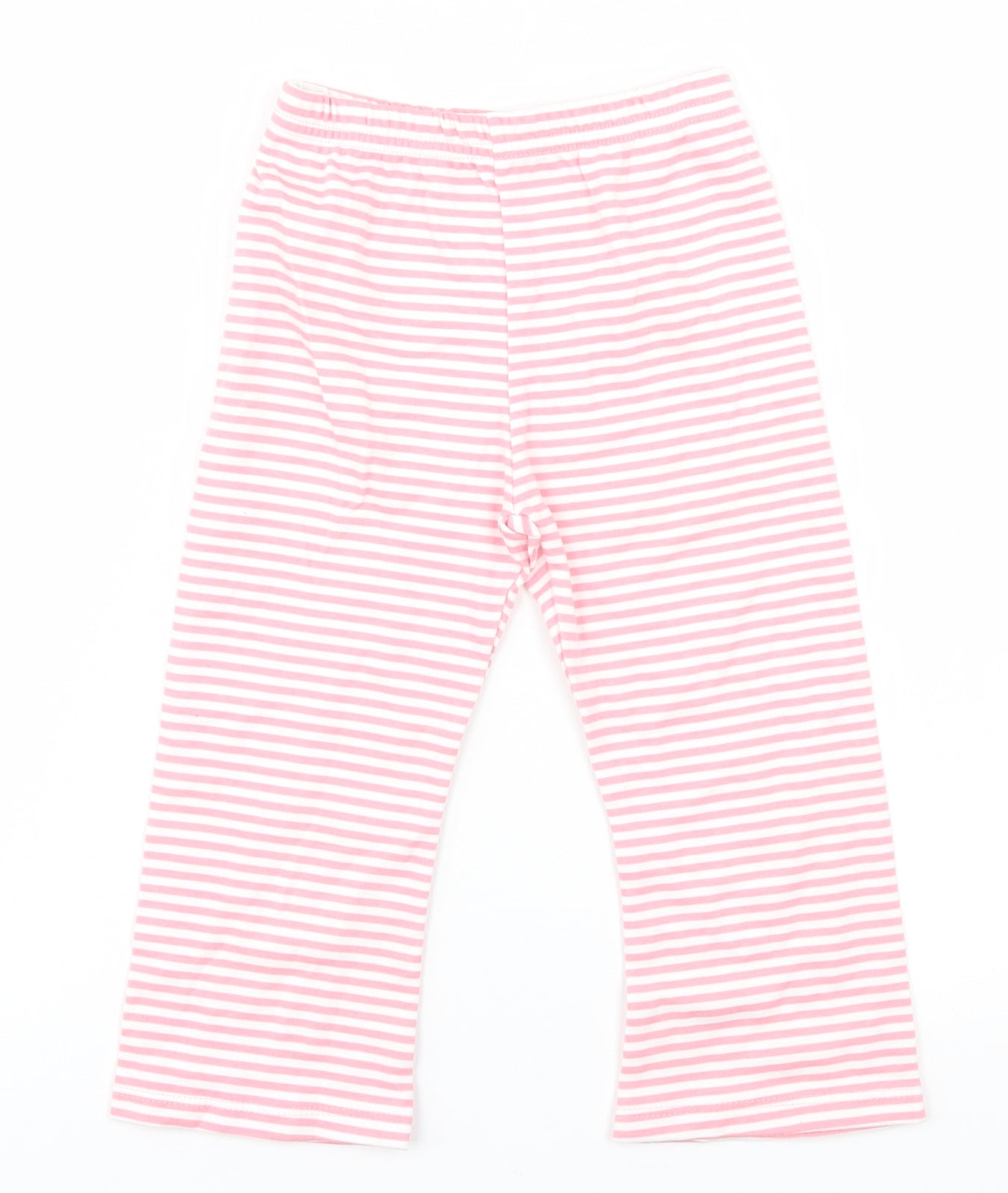 Ladybird Baby Pink Striped  Sweatpants Trousers Size 12-18 Months