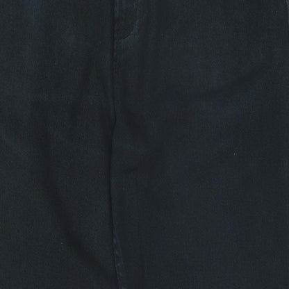 Womens UK Size 32 in Marks and Spencer Regular Fit Straight Black Jeans