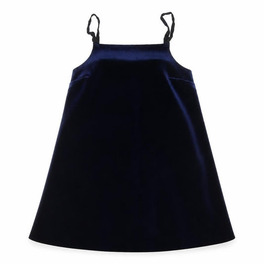 Front view of Atmosphere women’s blue a-line, size UK 10