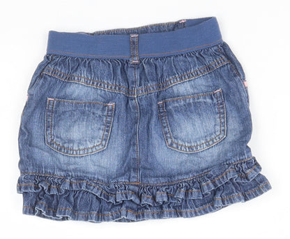 George Girls Blue   A-Line Skirt Size 3-4 Years