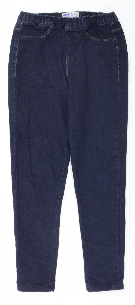 24/7 Womens Blue   Jegging Jeans Size 8 L26 in