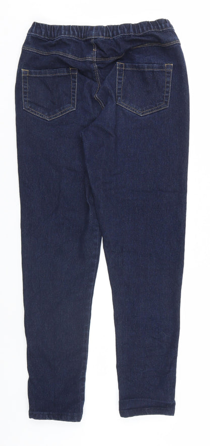 24/7 Womens Blue   Jegging Jeans Size 8 L26 in