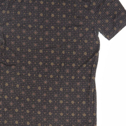 Womens UK Size XS River Island Brown Basic T-Shirt