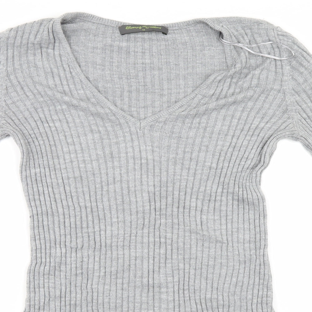 Womens UK Size 12 Blooming Marvellous Grey Pullover Jumper