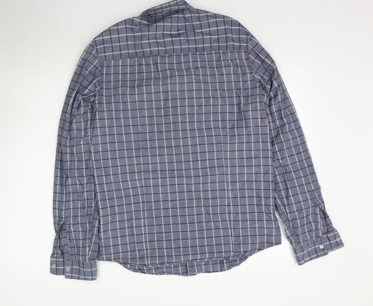 Mens UK Size M New Look Black  Button-Up Long Sleeve Casual Shirt