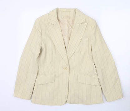 Womens UK Size 14 For Women Regular Beige Blazer