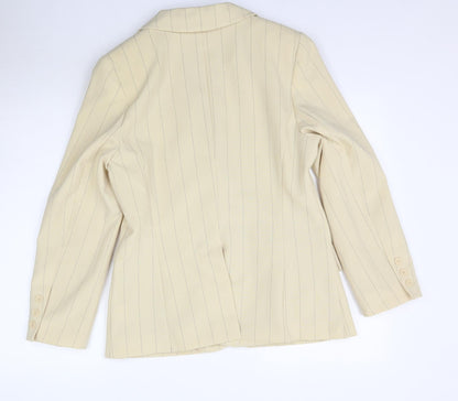 Womens UK Size 14 For Women Regular Beige Blazer