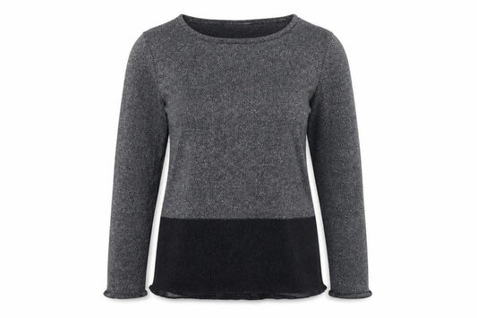 Womens UK Size 12 Avenue Silver Basic T-Shirt
