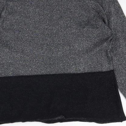 Avenue Womens Silver   Basic T-Shirt Size 12