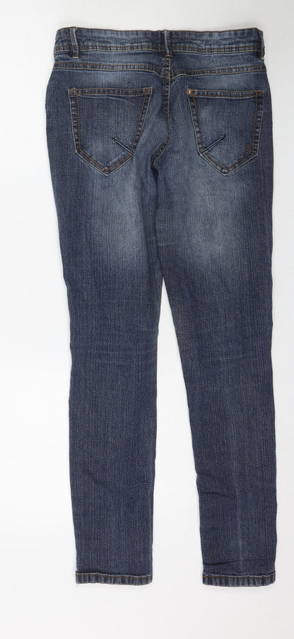 Yessica Womens Blue  Denim Skinny Jeans Size 6 L29 in