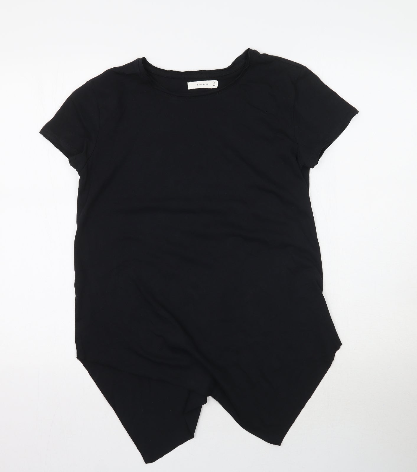 Reserved  Mens Black    T-Shirt Size XS