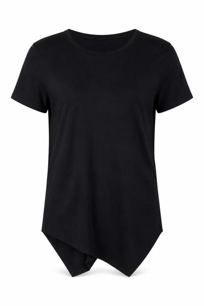 Front view of RESERVED men’s black t-shirt, size XS