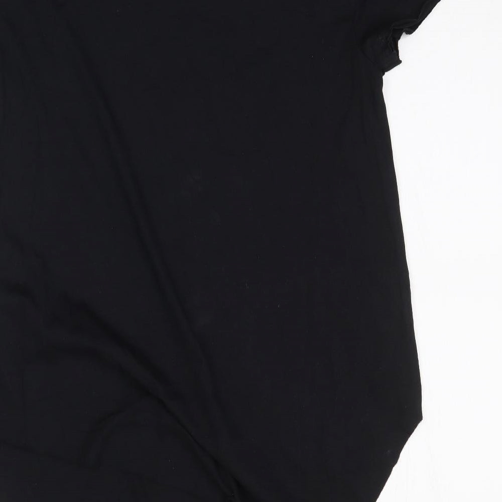 Reserved  Mens Black    T-Shirt Size XS