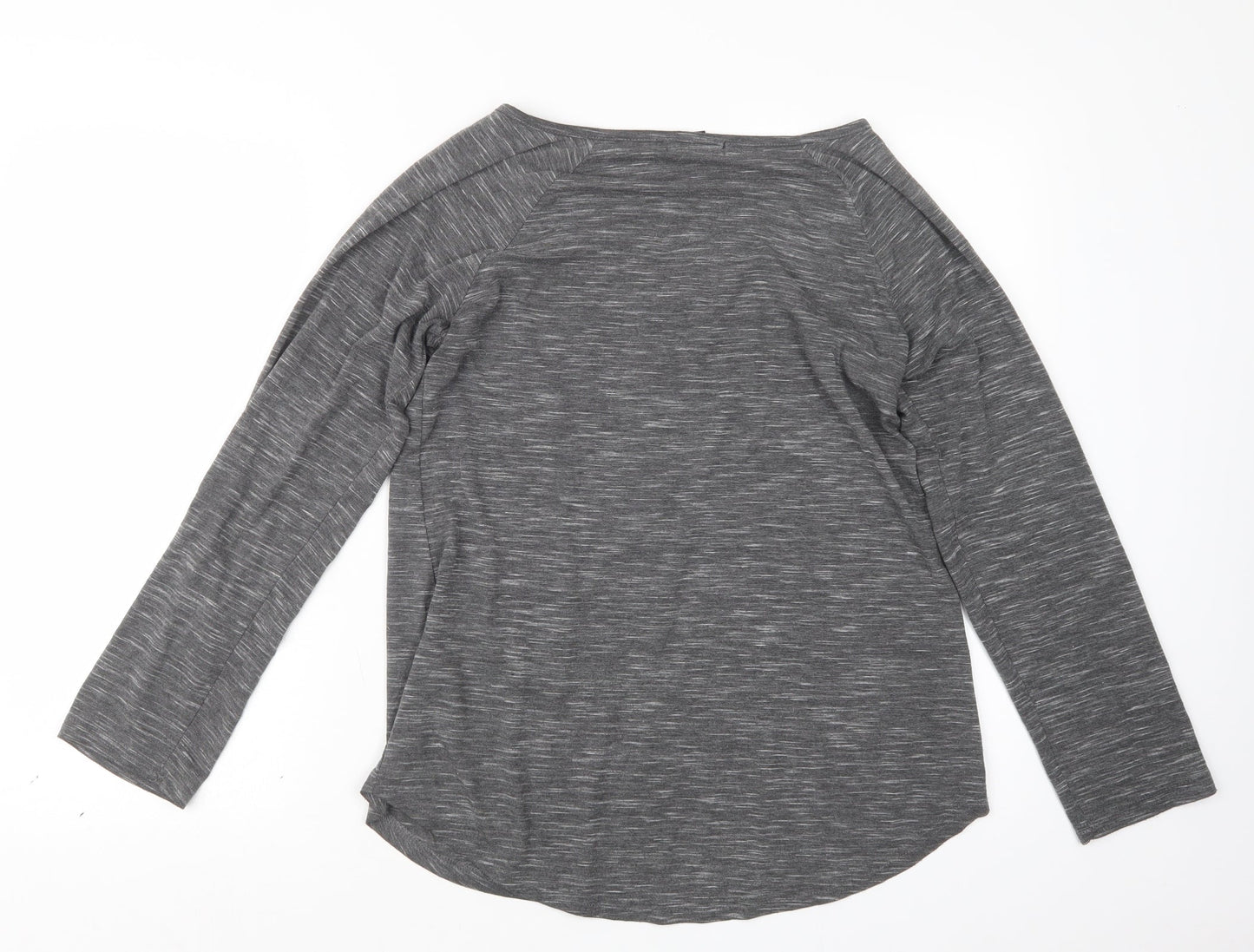 Womens UK Size 10 Atmosphere Grey Basic T-Shirt