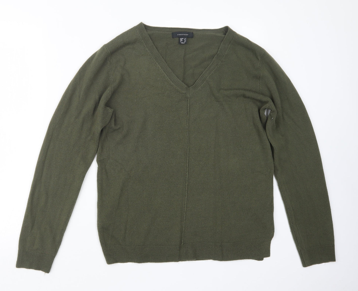 Womens UK Size 14 Atmosphere Green Pullover Jumper
