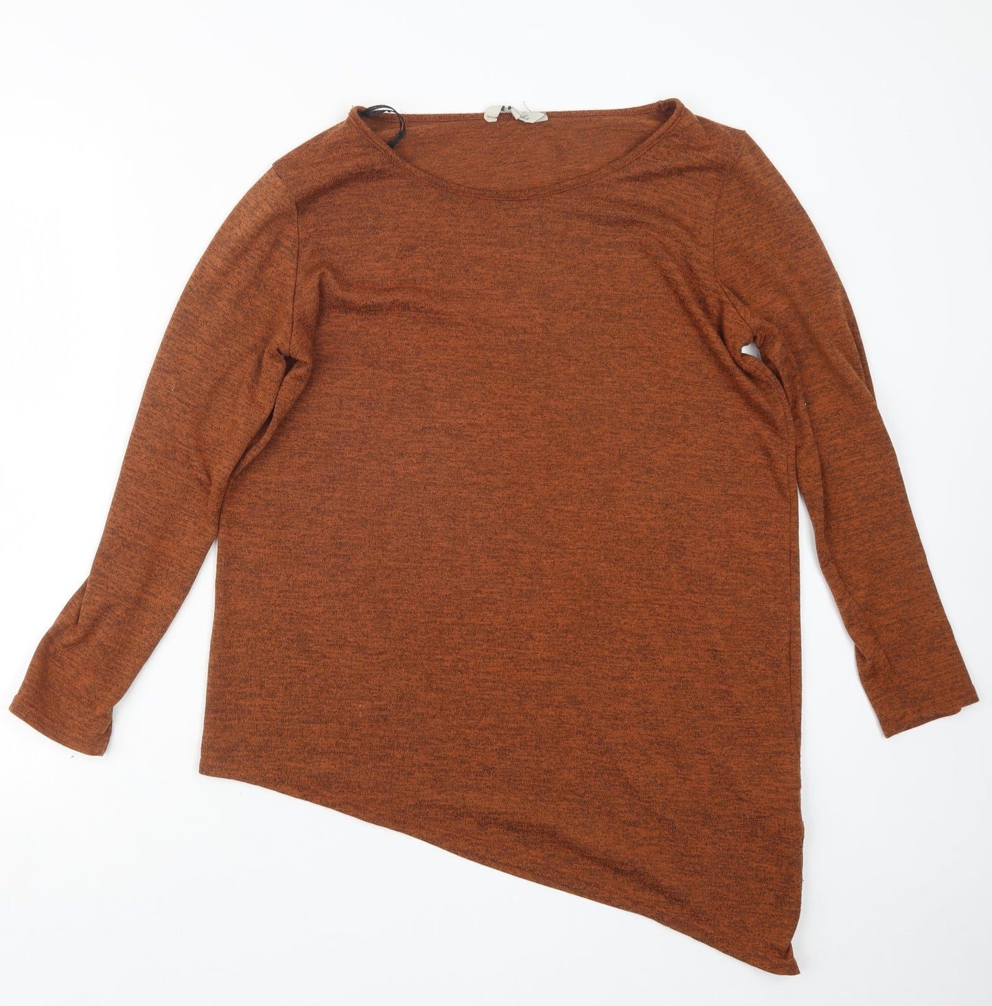 Womens UK Size 12 Peacocks Orange Pullover Jumper