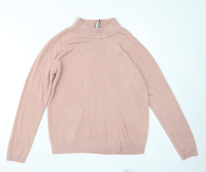 Intuition Womens Pink  Knit Pullover Jumper Size 12