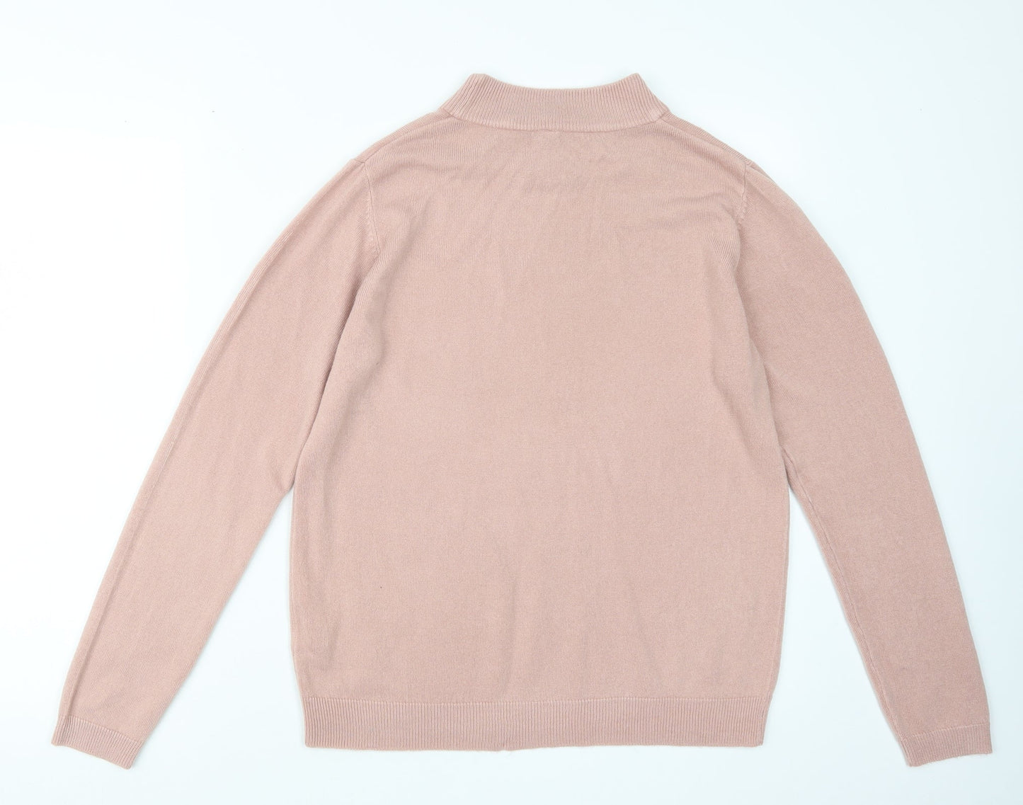 Intuition Womens Pink  Knit Pullover Jumper Size 12