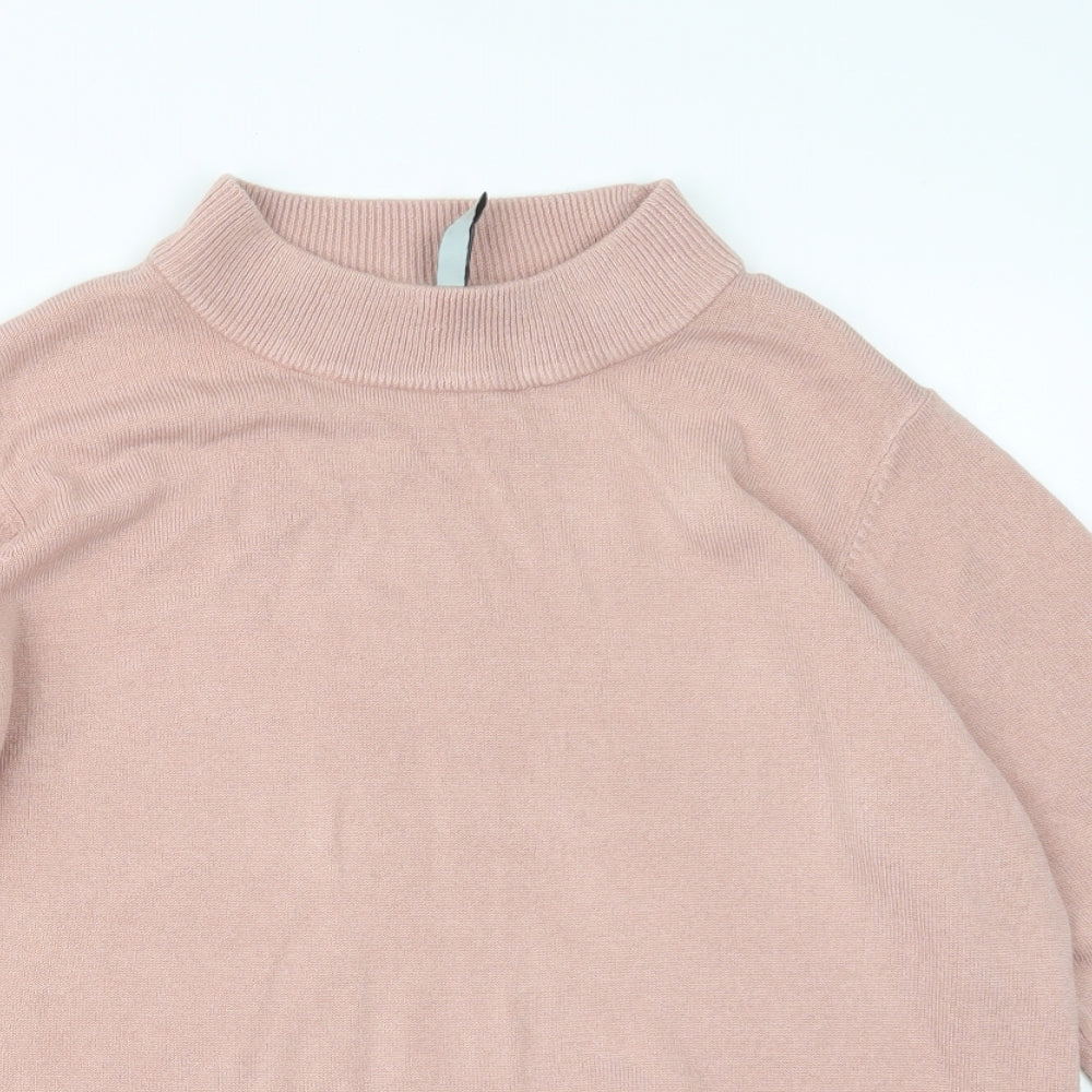 Intuition Womens Pink  Knit Pullover Jumper Size 12