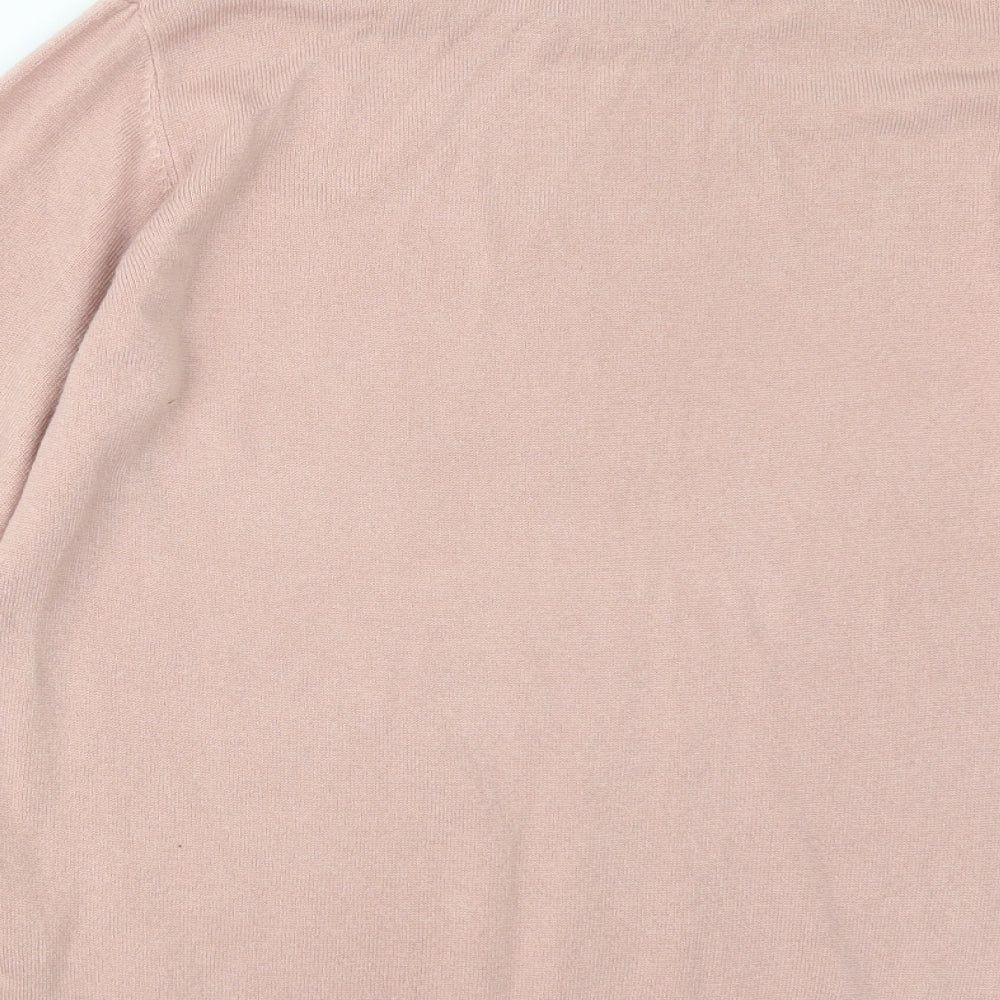 Intuition Womens Pink  Knit Pullover Jumper Size 12