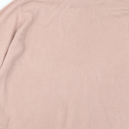 Intuition Womens Pink  Knit Pullover Jumper Size 12