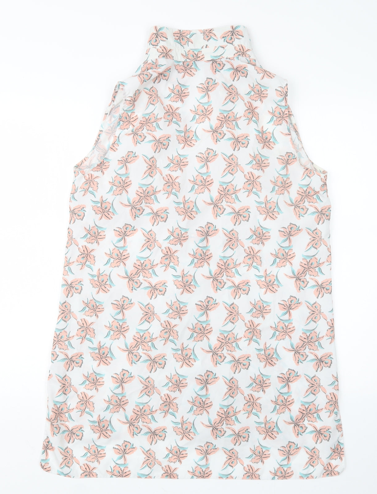 Womens UK Size 14 Select White Basic Button-Up