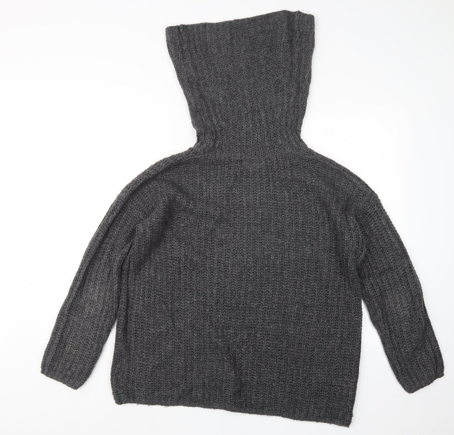 Womens UK Size 12 Onfire Grey Pullover Jumper