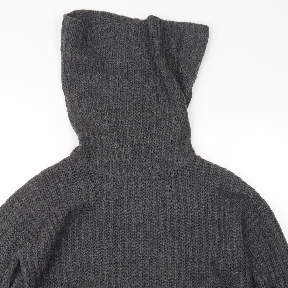 Womens UK Size 12 Onfire Grey Pullover Jumper