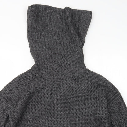 Womens UK Size 12 Onfire Grey Pullover Jumper