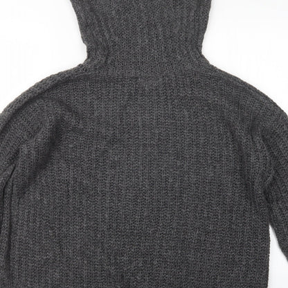 Womens UK Size 12 Onfire Grey Pullover Jumper