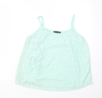 Womens UK Size 14 Select Green Basic Blouse