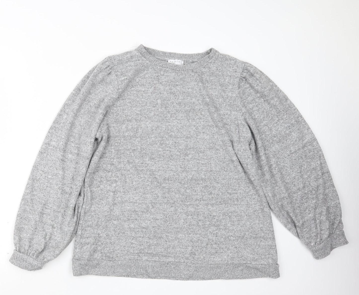 Womens UK Size 16 Papaya Grey Pullover Jumper