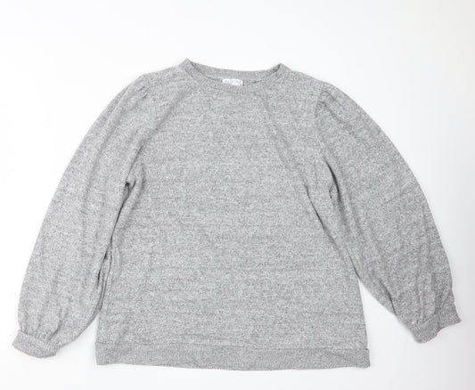 Womens UK Size 16 Papaya Grey Pullover Jumper