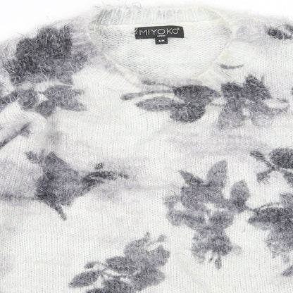 Womens UK Size S Miyoko Grey Pullover Jumper