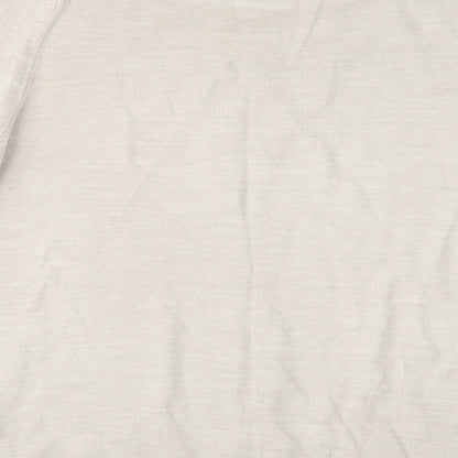 Womens UK Size 12 Marks and Spencer Beige Pullover Jumper