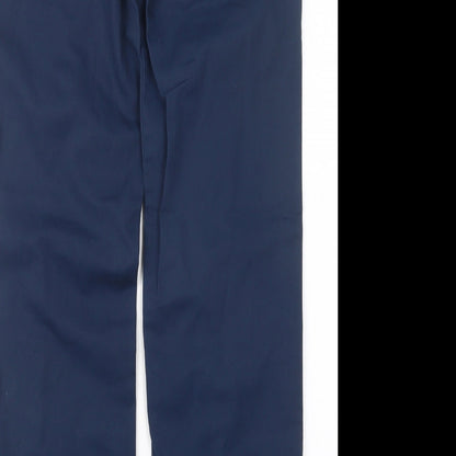 Womens UK Size 8 Alexandra Regular Fit  Blue Trousers