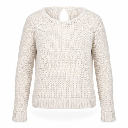 Dorothy Perkins Womens Beige  Knit Pullover Jumper Size 12
