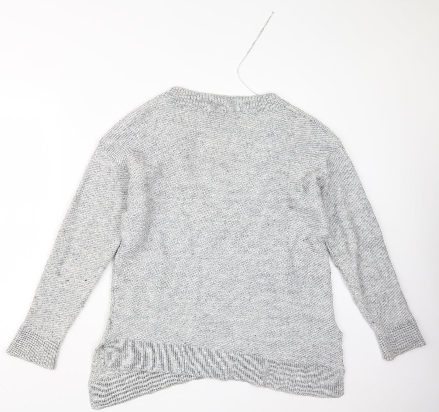 Womens UK Size S Zara Knit Grey Pullover Jumper