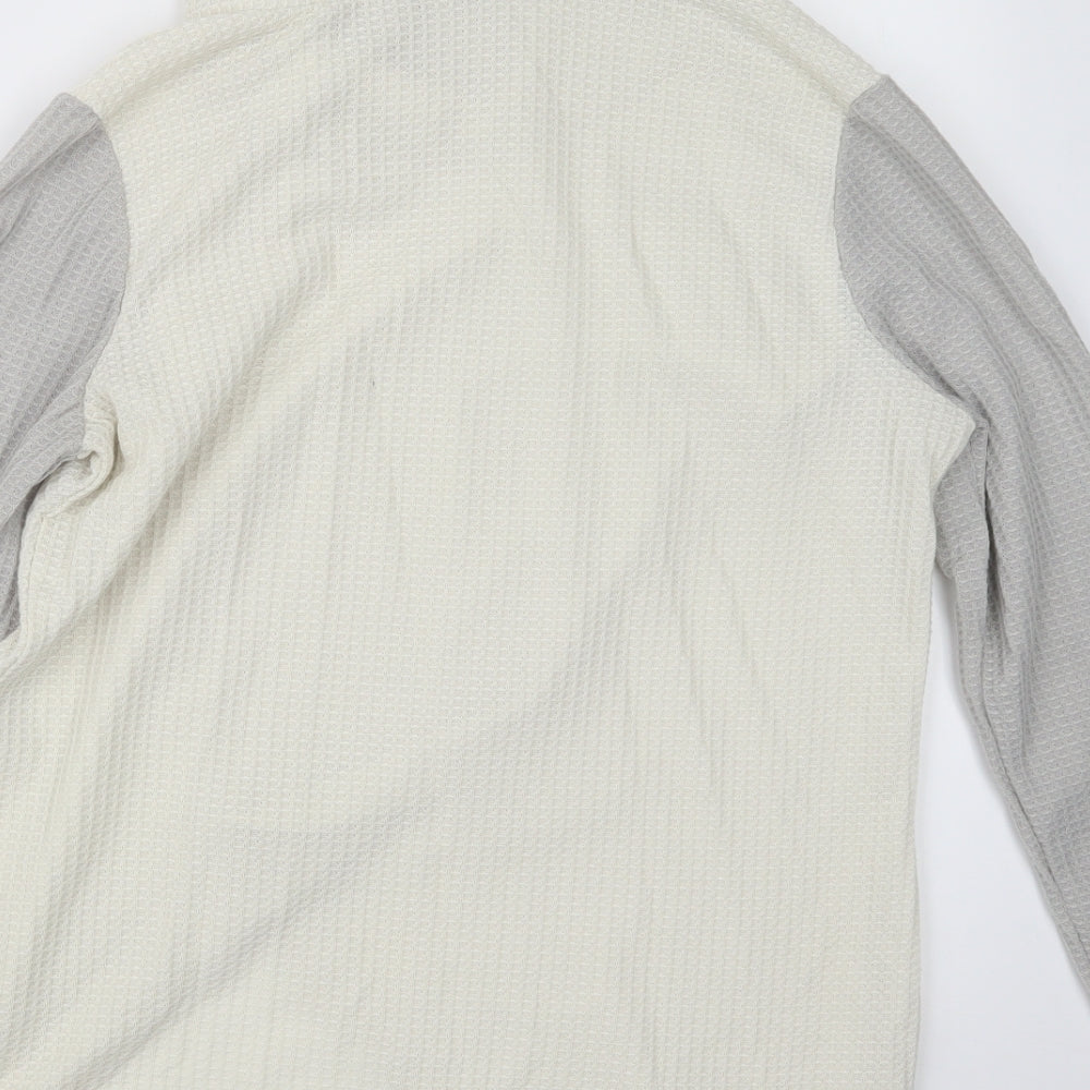 Slig Womens White   Basic T-Shirt Size M