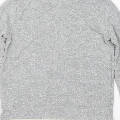 F&F Girls Silver   Pullover Jumper Size 10-11 Years